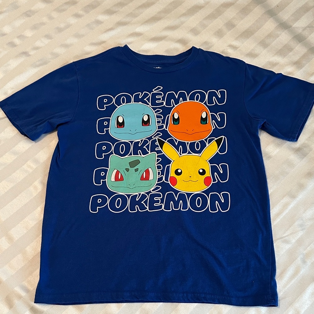 Pokemon Boy's Royal Blue T-shirt